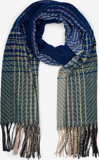 styleBREAKER Schal 'Feinstrick Schal Zick-Zack gestreift' in One Size in royalblau, Produktansicht