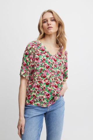 ICHI Blouse 'MARRAKECH' in Gemengde kleuren: voorkant