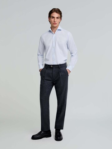 Scalpers Regular fit Shirt 'Elisee' in Blue