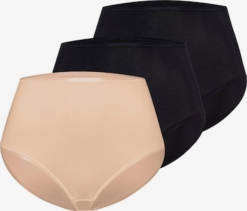 Hanro Panty 'Cotton Seamless' in Brown: front