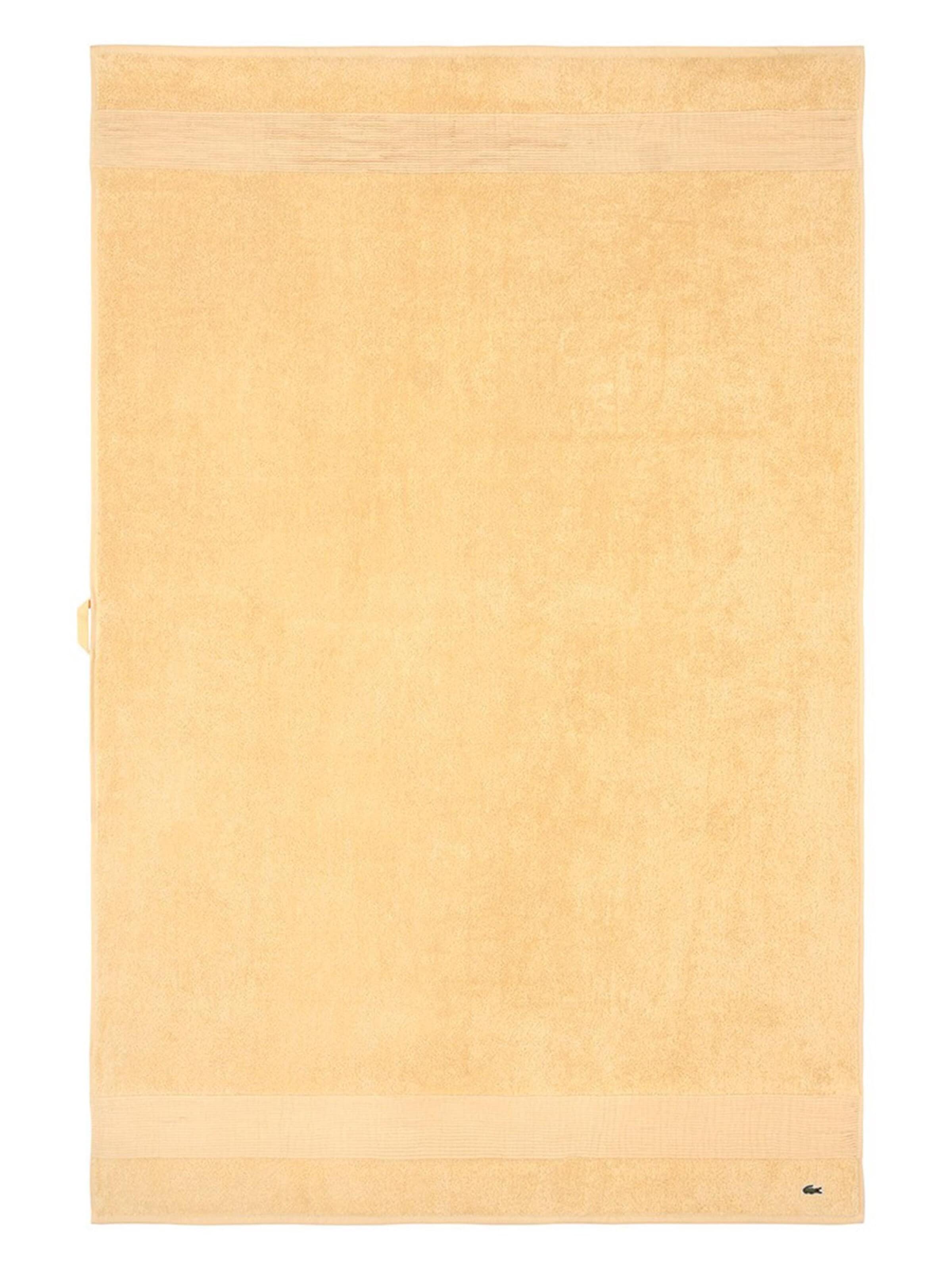 LACOSTE Handtuch 'LLECROCO'‌ in Beige: Vorderseite