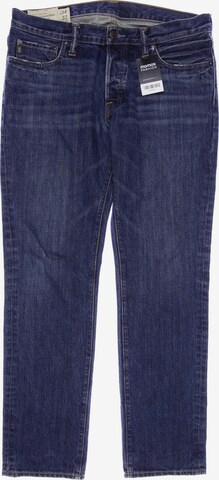 Abercrombie & Fitch Jeans 34 in Blau: predná strana