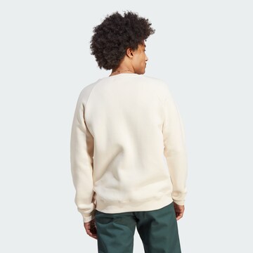 Sweat-shirt 'Trefoil Essentials ' ADIDAS ORIGINALS en blanc