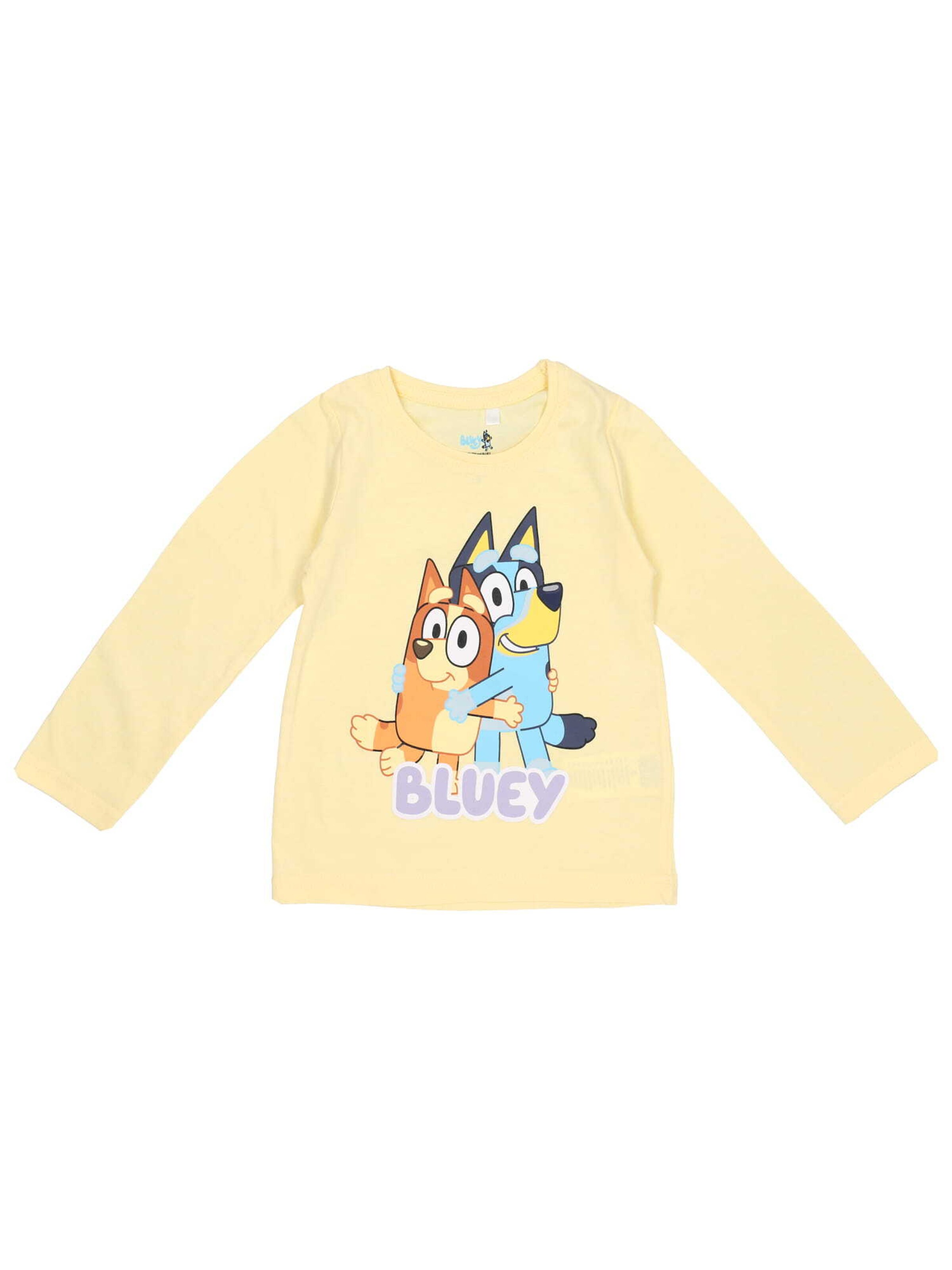 Maglietta di Bluey in giallo: frontale