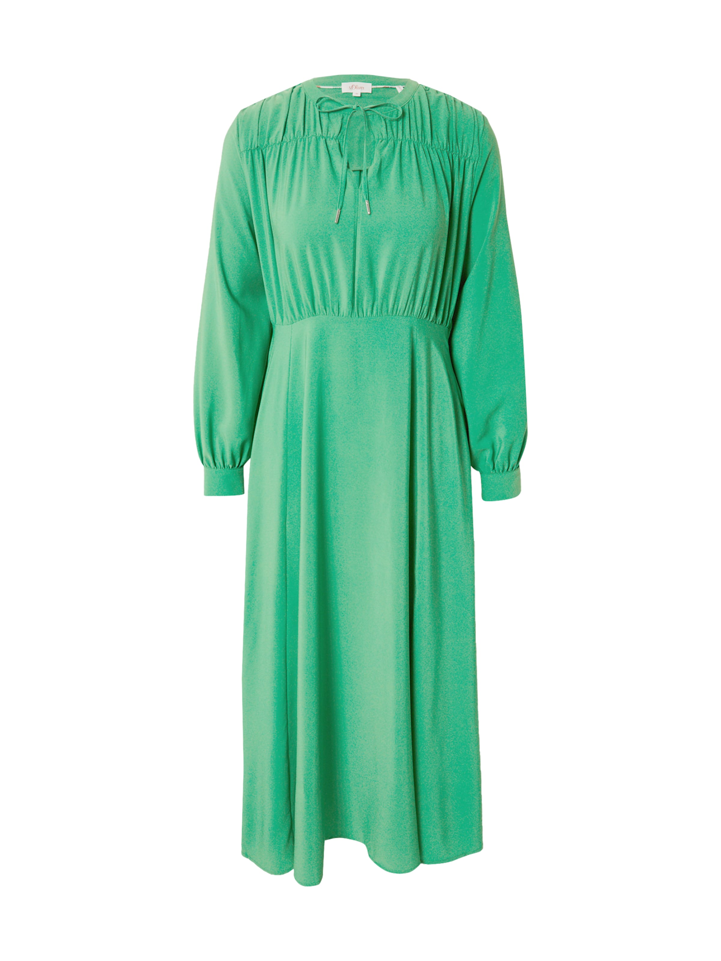 s.Oliver Blusenkleid in Grün: Vorderseite