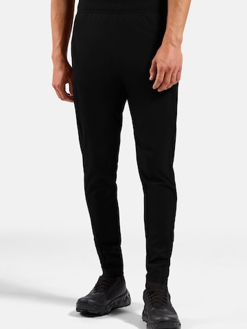 ODLO Slim fit Workout Pants 'ZEROWEIGHT' in Black