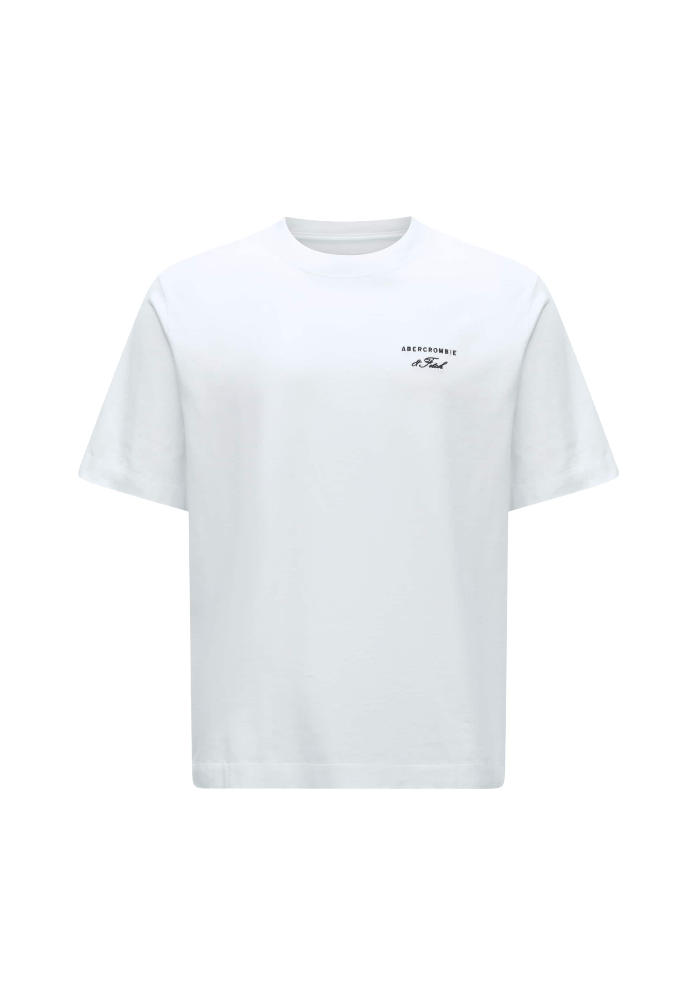 Maglietta di Abercrombie & Fitch in bianco: frontale
