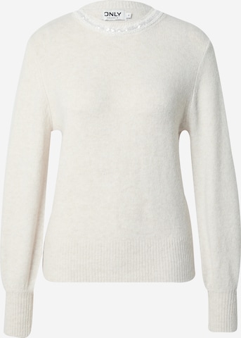 Pull-over 'AVI' ONLY en gris : devant