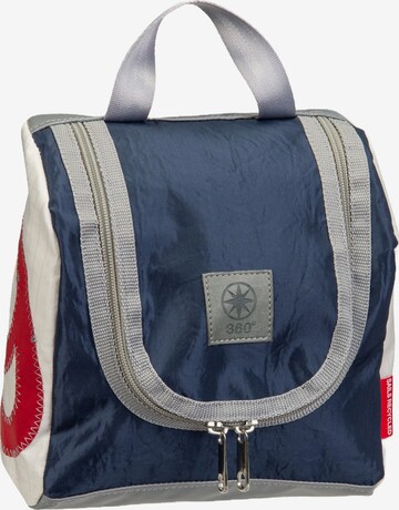 360 Grad Kulturtasche ' Matrose XL ' in Blau: Vorderseite