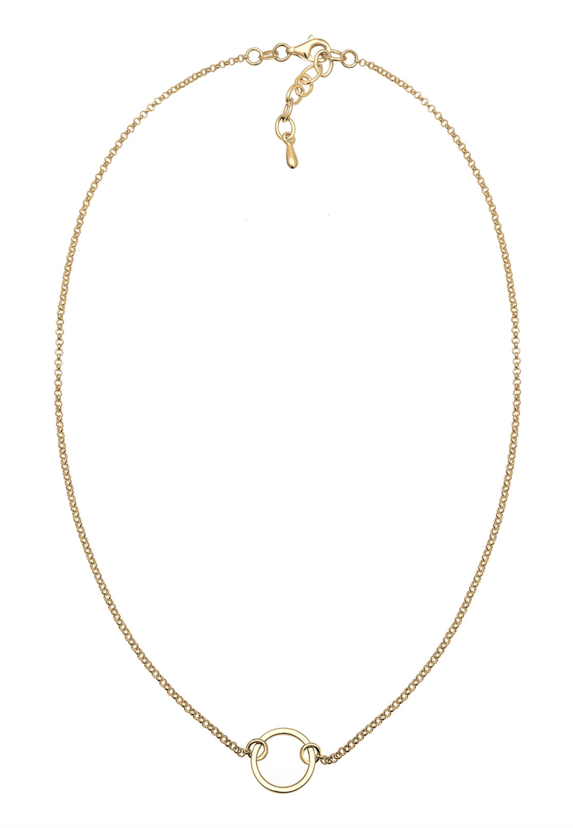 ELLI Necklace 'Kreis' in Gold