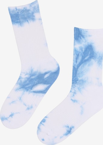 Sokisahtel - Calcetines en azul: frente