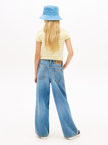 TOMMY HILFIGER Tričko 'ESSENTIAL' – žlutá