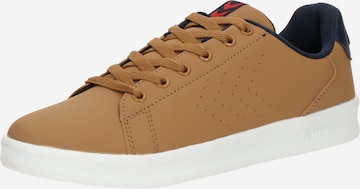 Hummel Platform trainers 'Busan' in Brown: front