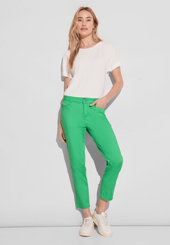 STREET ONE Slim fit Chino Pants in Green