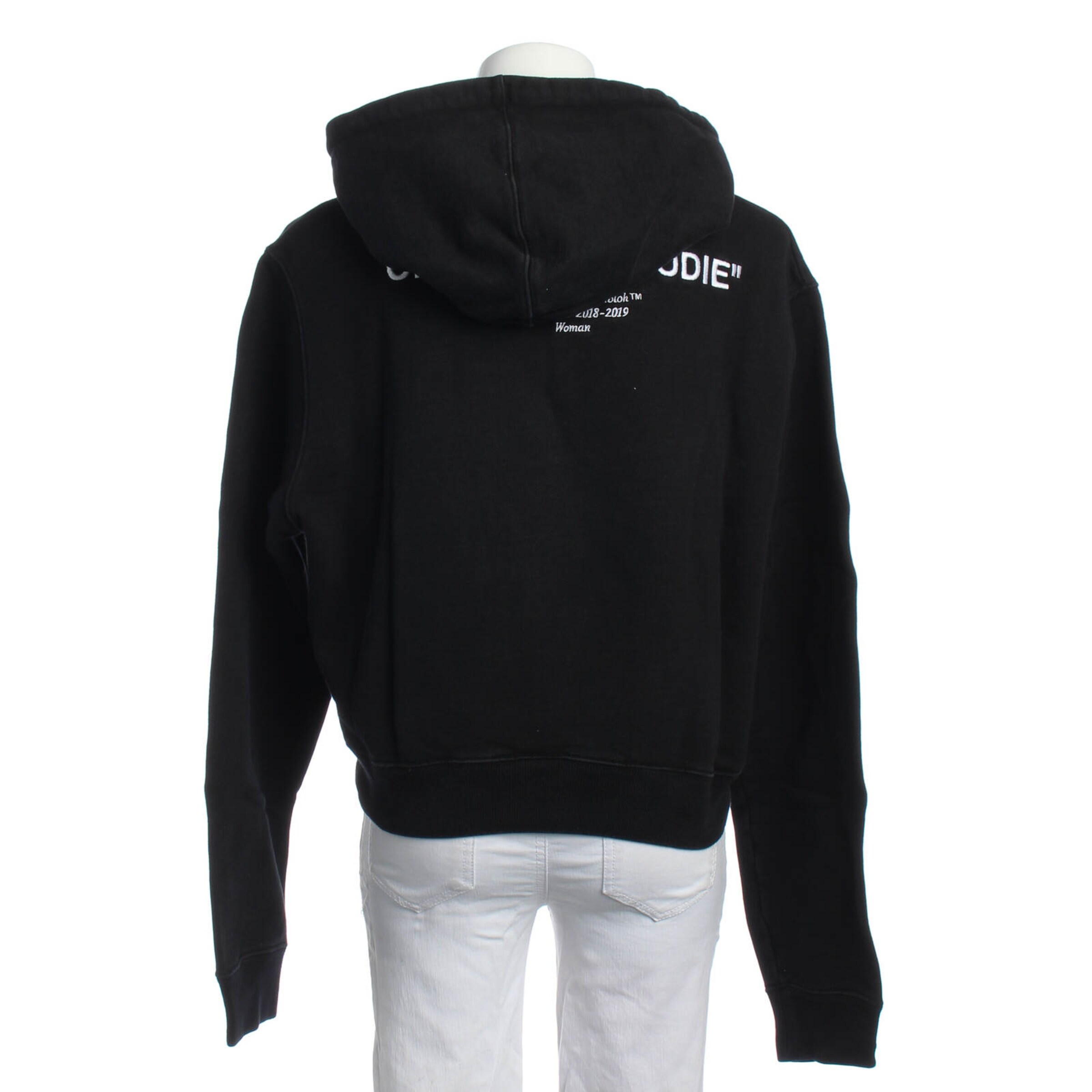 Off-White Sweatshirt & Zip-Up Hoodie in S in Black