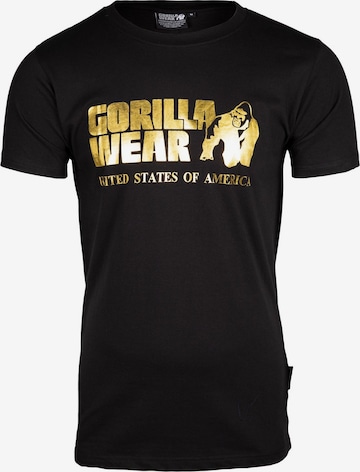 Maglia funzionale 'Classic' di Gorilla Wear in nero: frontale
