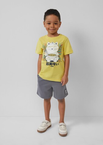 s.Oliver Shirt in Geel: voorkant