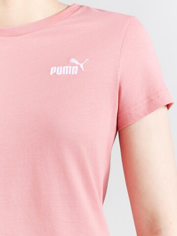 PUMA Performance shirt 'ESS Small No. 1' in Pink