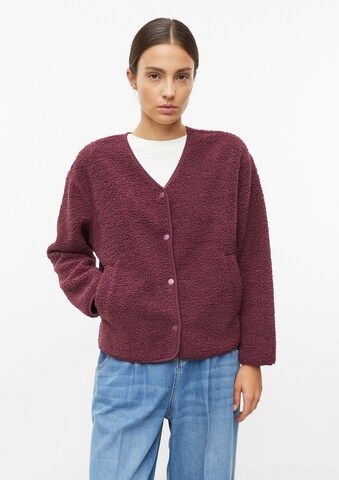 s.Oliver Fleece jas in Rood: voorkant