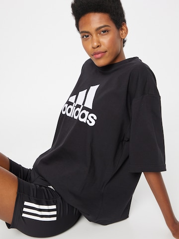 ADIDAS SPORTSWEAR - Camisa funcionais 'Future Icons Badge Of Sport' em preto