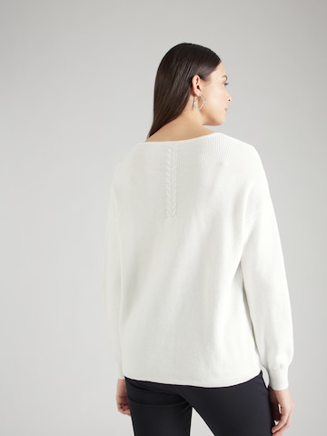 COMMA Pullover in Weiß