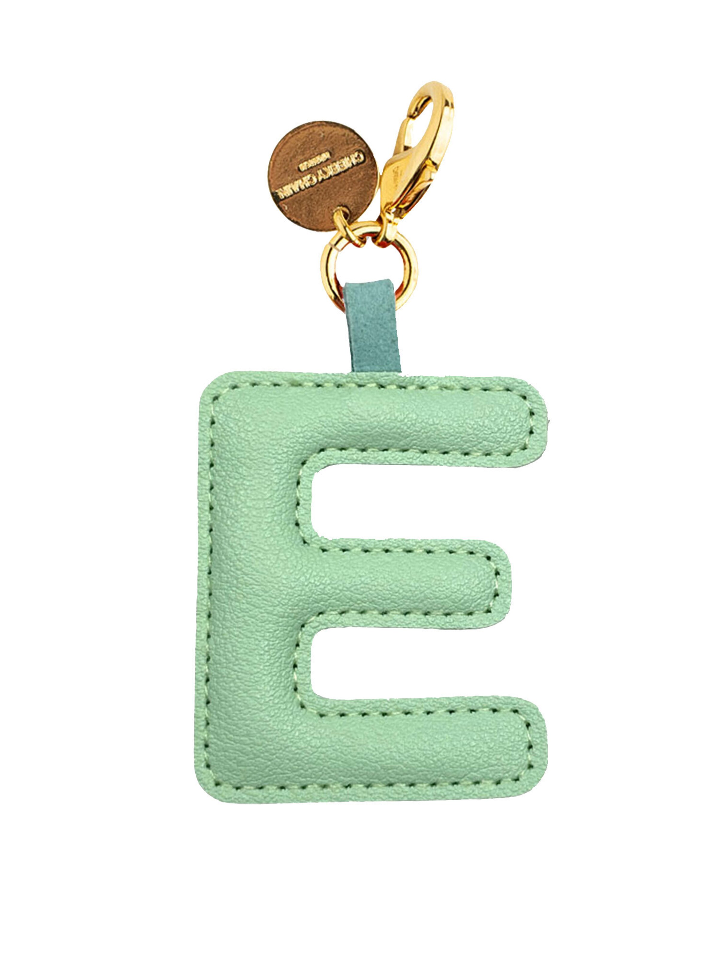 Porte-clés 'Letter' Cheeky Chain Munich en vert : devant
