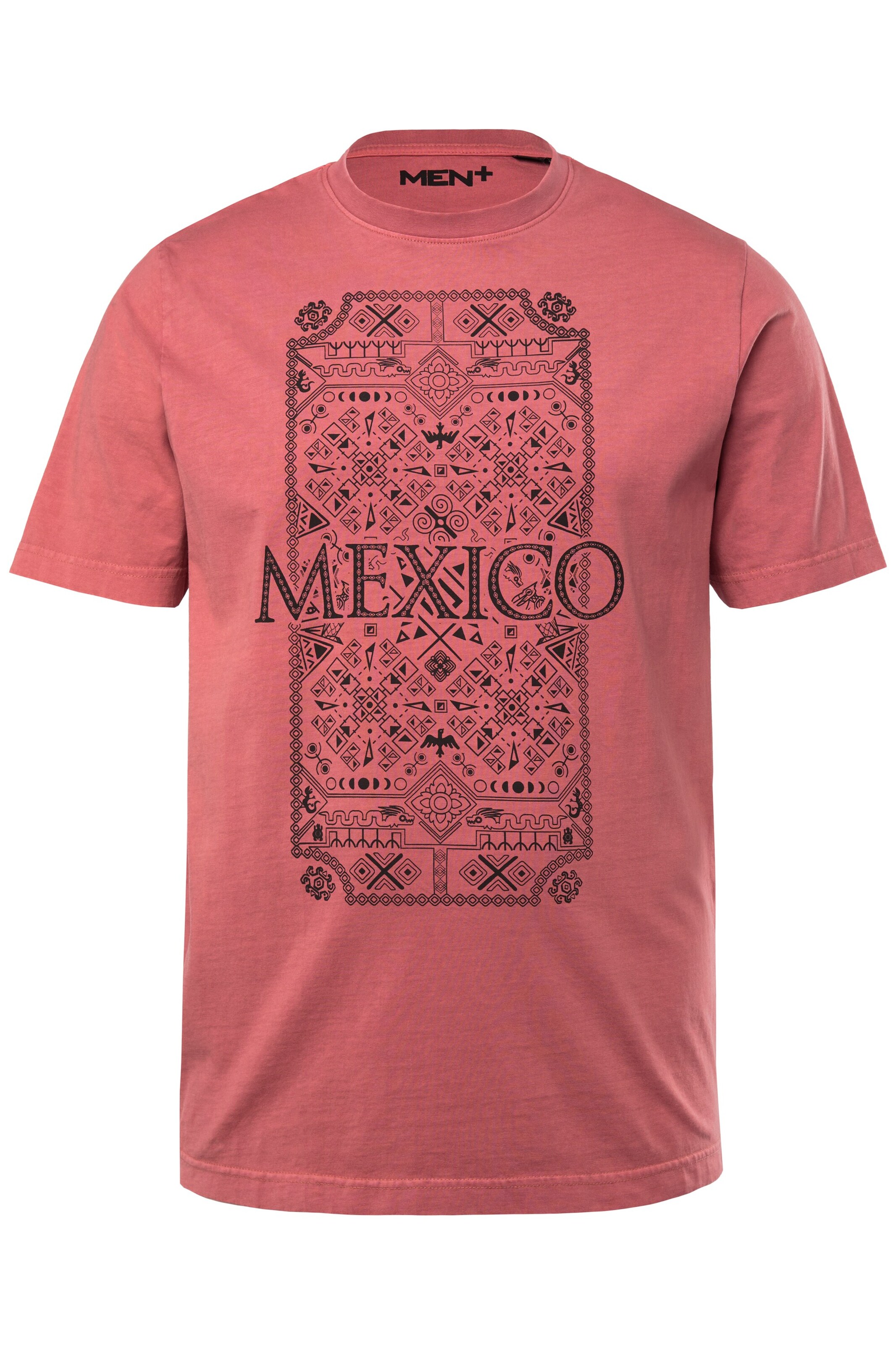 Men Plus T-Shirt in Pink: Vorderseite