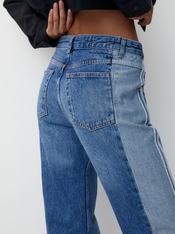 Pull&Bear Loosefit Jeans i blå