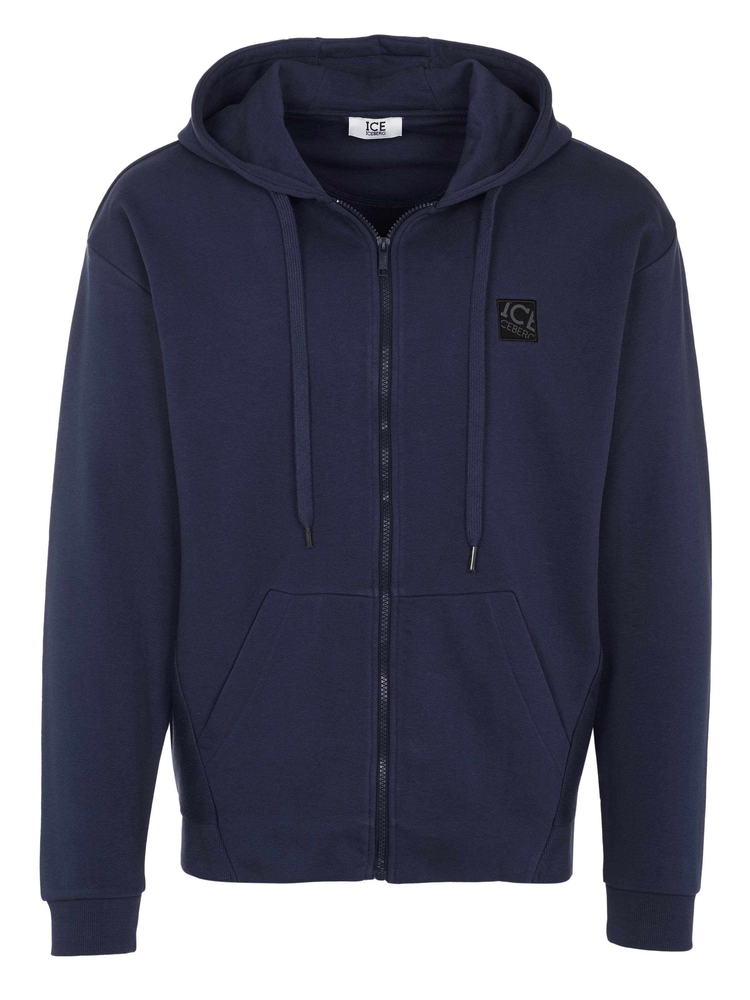 ICEBERG Sweat jacket 'Iceberg Pullover' in Blue: front