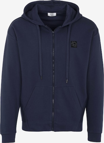 Veste de survêtement 'Iceberg Pullover' ICEBERG en bleu : devant