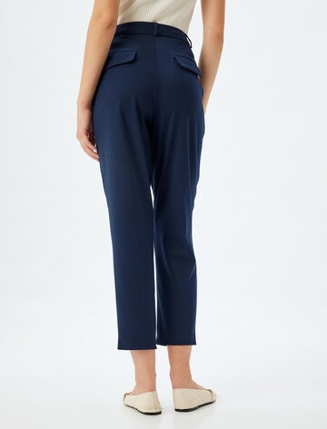 Koton Regular Bandplooibroek in Blauw