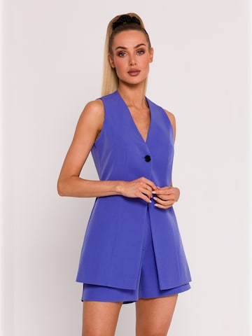 made of emotion - Chaleco 'M776' en lila: frente