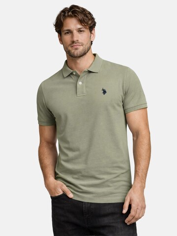 T-Shirt U.S. POLO ASSN. en vert : devant