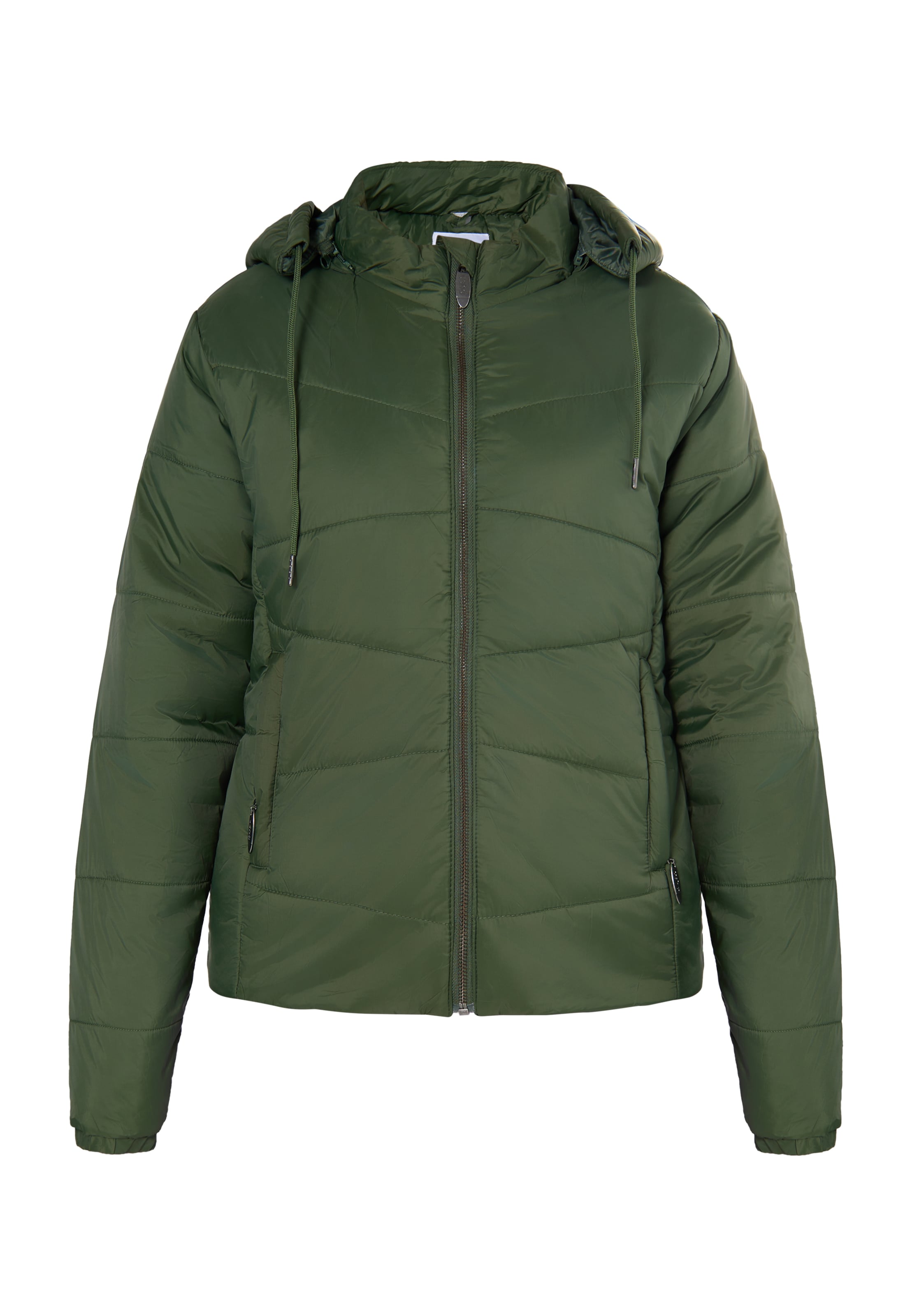 Usha Φθινοπωρινό και ανοιξιάτικο μπουφάν σε πράσινο: μπροστά