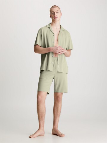 Pantalon de pyjama 'CK BLACK' Calvin Klein Underwear en vert