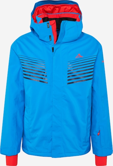 Schöffel Outdoorjas in de kleur Blauw / Rood / Zwart, Productweergave