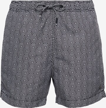 Superdry Board Shorts in Black: front