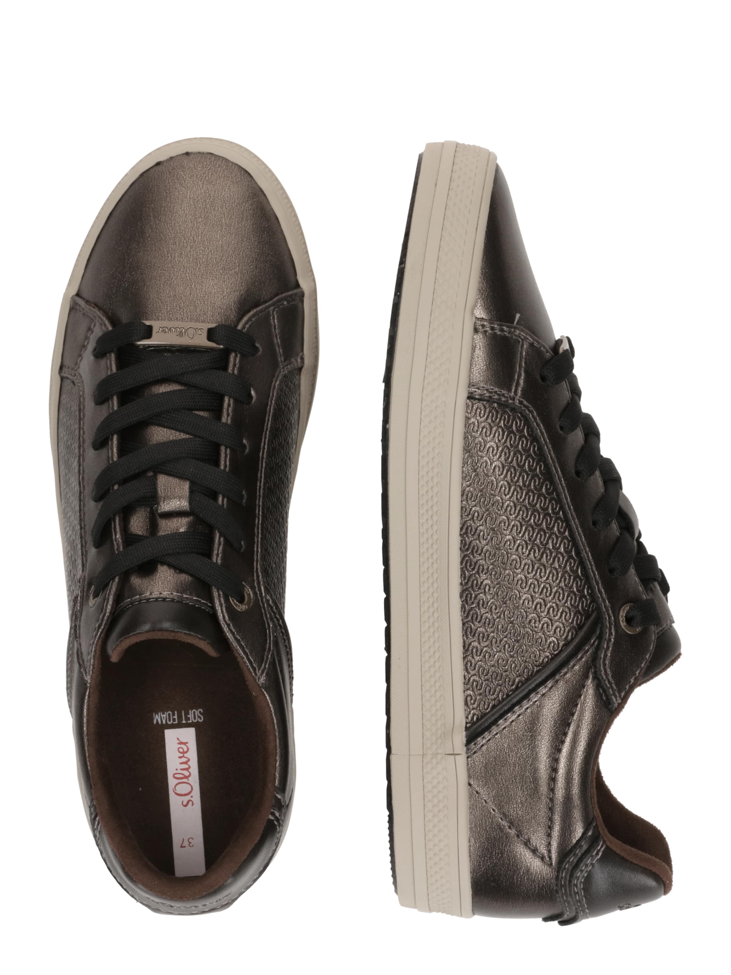 s.Oliver Σνίκερ χαμηλό σε ασημί