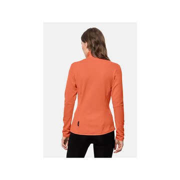 JACK WOLFSKIN Sweatjacke in Orange