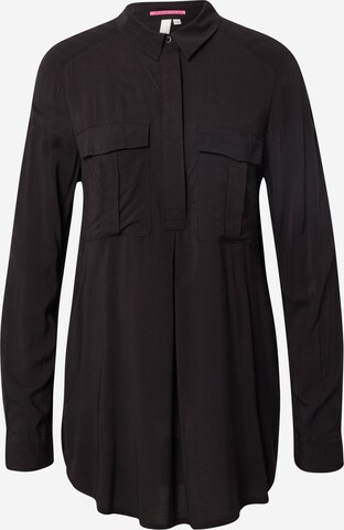 QS by s.Oliver Blouse in Black: front
