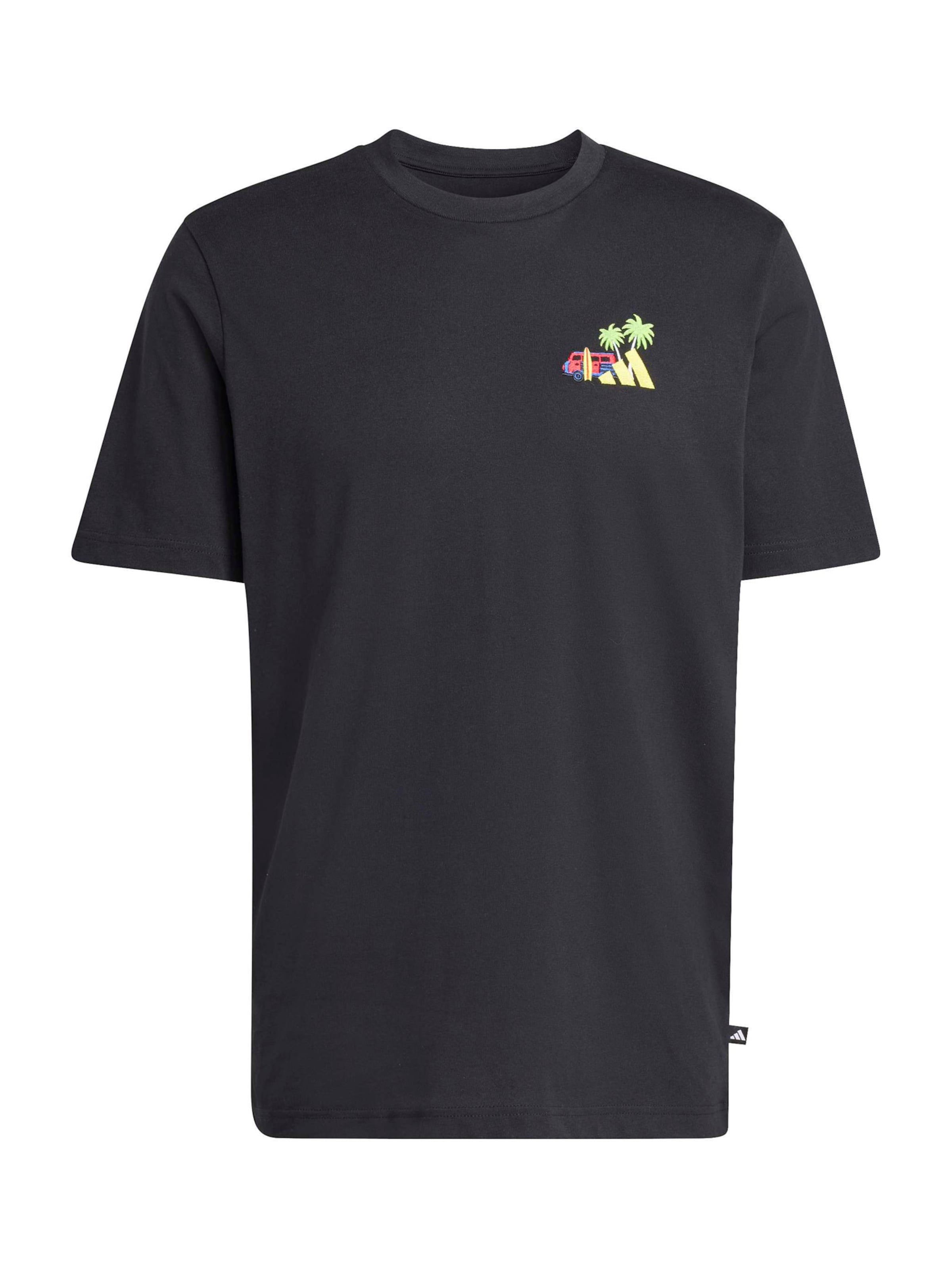 ADIDAS SPORTSWEAR T-Shirt 'MINI SURF' en jaune / vert / rouge / noir, Vue avec produit