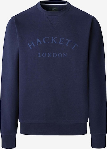 Hackett London Sweatshirt 'Heritage Ess' in Blauw: voorkant