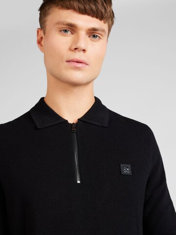 HUGO Sweater 'Sastor' in Black