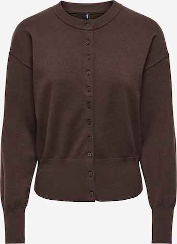 ONLY Knit cardigan 'ONLMIO' in Brown: front