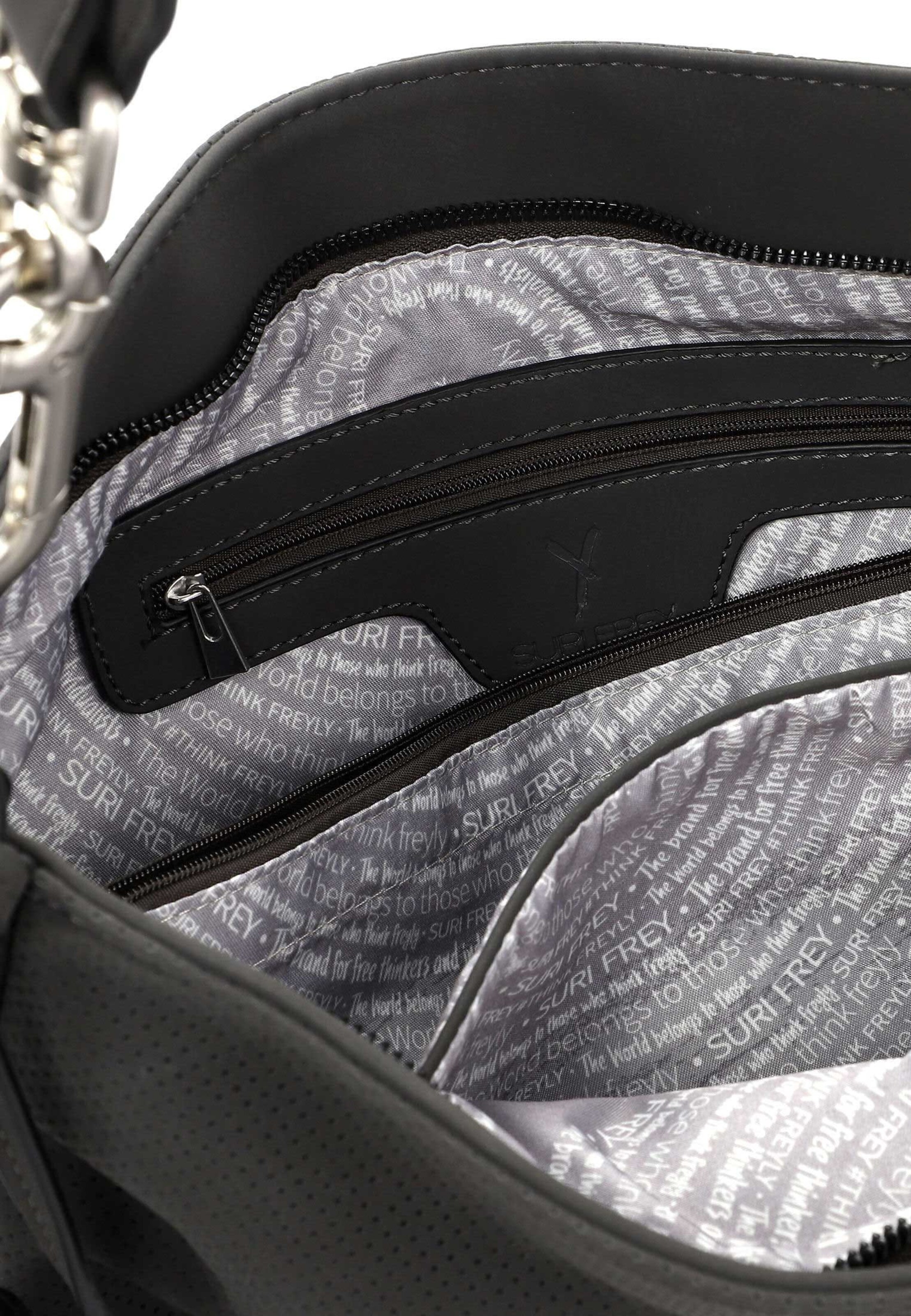 Suri Frey Torba za čez ramo 'Romy' | siva barva