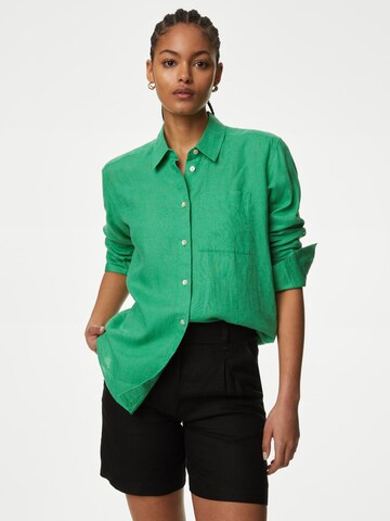 Marks & Spencer Bluse in Grün: Vorderseite