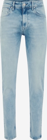 mėlyna WE Fashion Prigludęs Džinsai: priekis