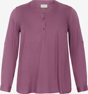 KAFFE CURVE Bluse 'KCSida' i pink: forside
