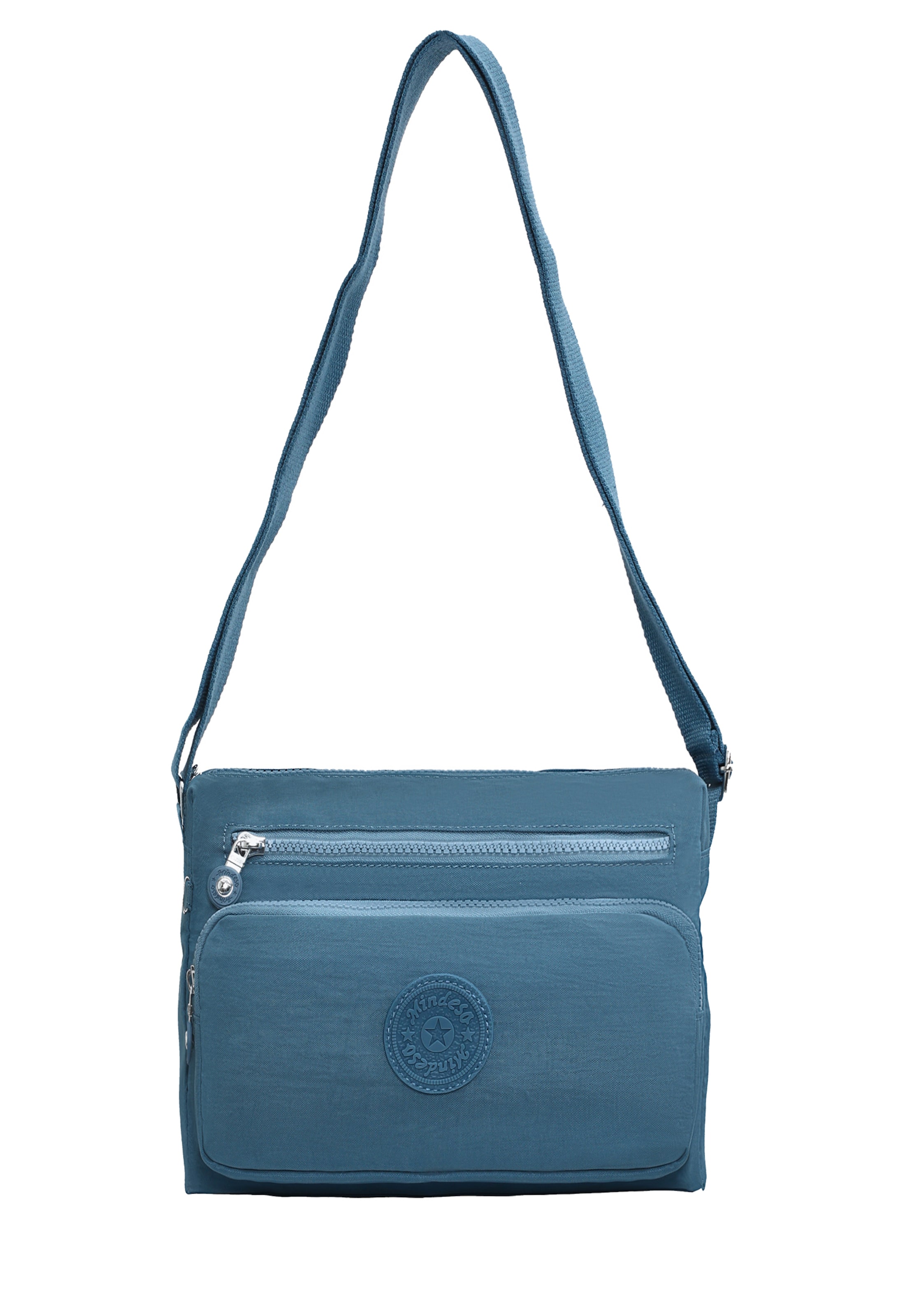 Mindesa - Mala de ombro em azul: frente