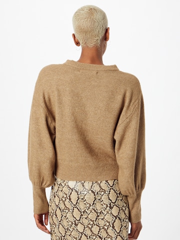 VERO MODA Pullover 'TOKA' in Braun